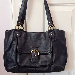 Coach Campbell Leather Belle Carryall